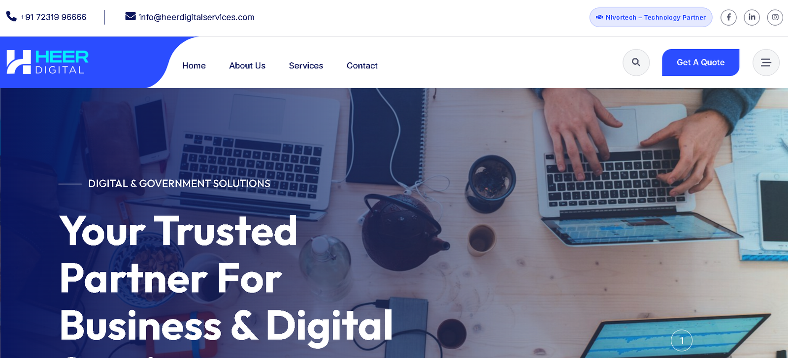 Heer Digital Services – IT Digital Solutions Website