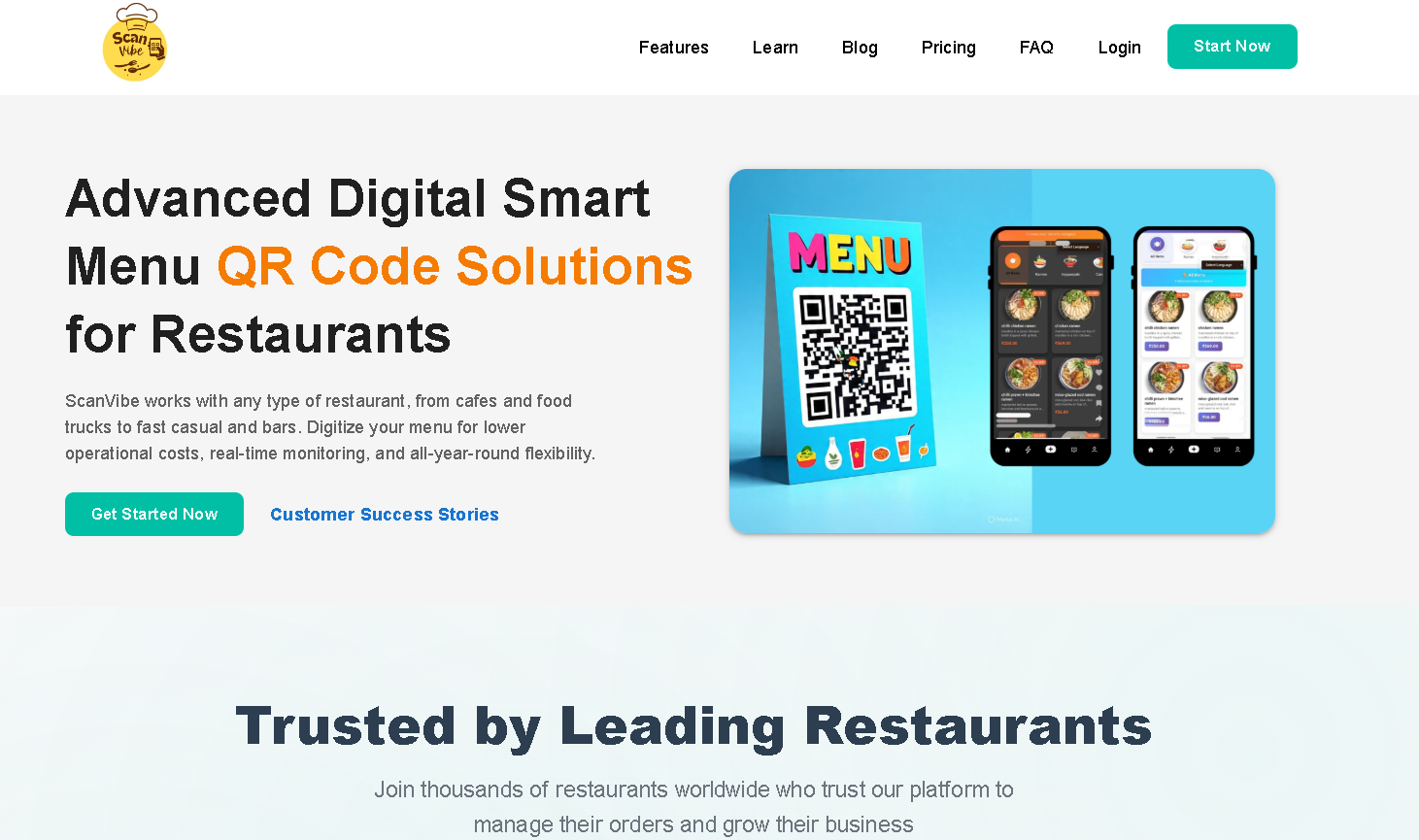 ScanVibe – Digital Menu QR System